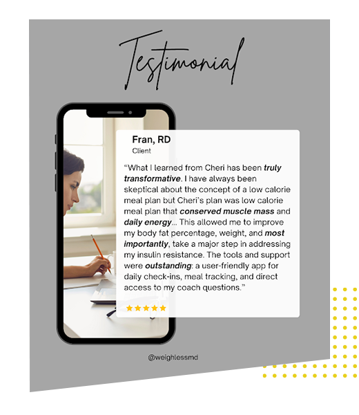 Testimonial For Weighless MD